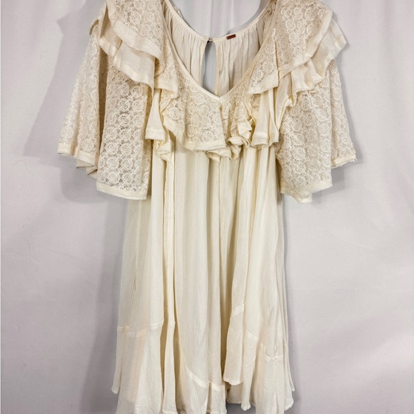 Free People Rush for Rompers Ruffle Neck Romper - Picture 3 of 11